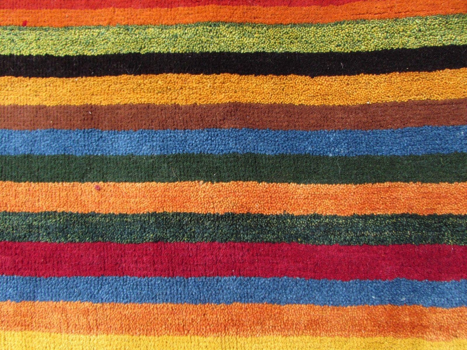 Late 20th Century Handmade Vintage Gabbeh Style Rug, 1980s, 1Q0108