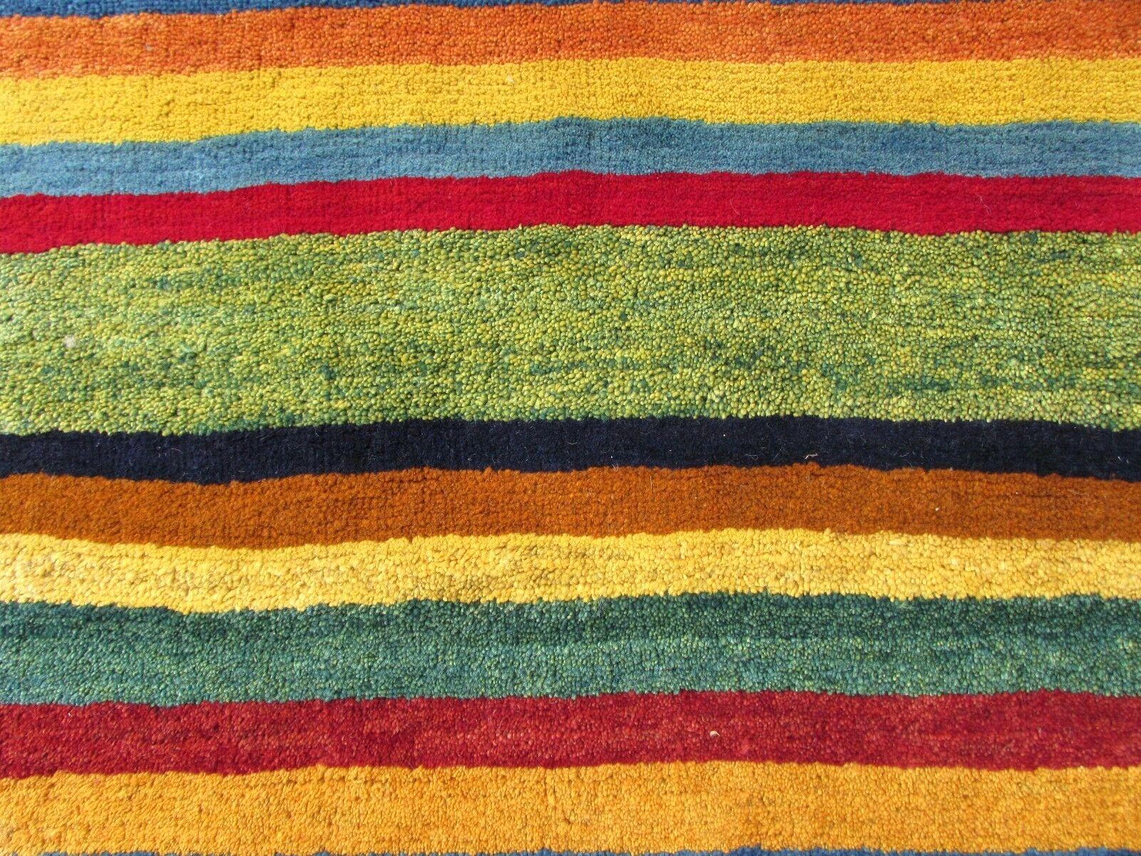 Handmade Vintage Gabbeh Style Rug, 1980s, 1Q0108 1