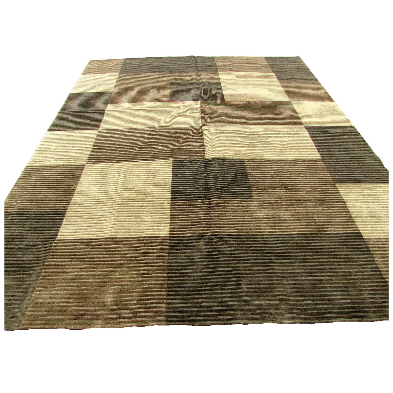 Handmade Vintage Gabbeh Style Rug, 1980s, 1Q0296