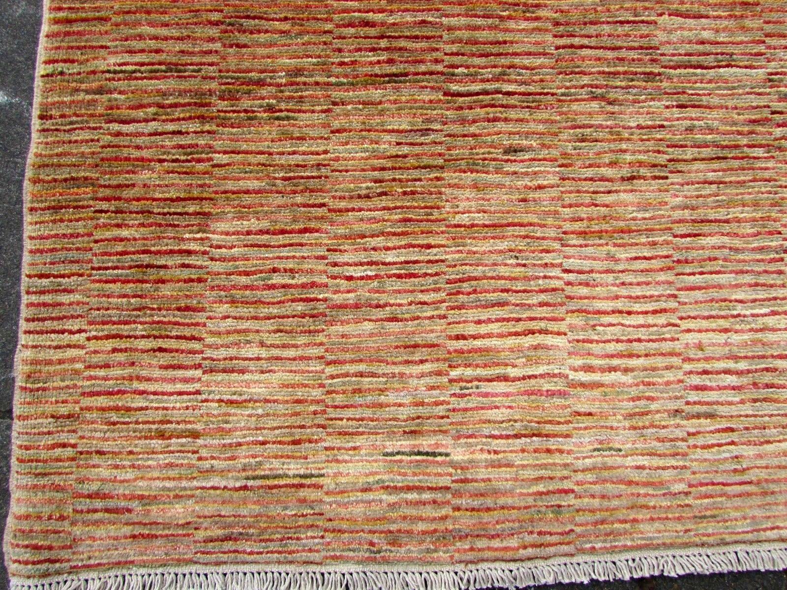 Wool Handmade Vintage Gabbeh Style Rug, 1980s, 1Q0297