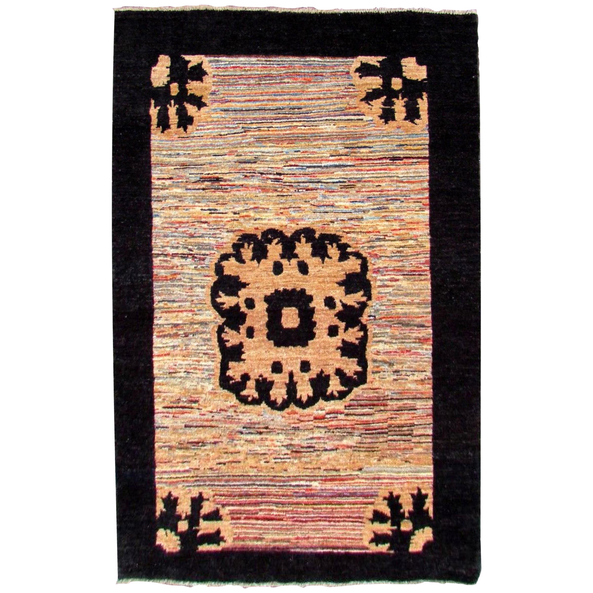 Handmade Vintage Gabbeh Style Rug, 1980s, 1Q0298