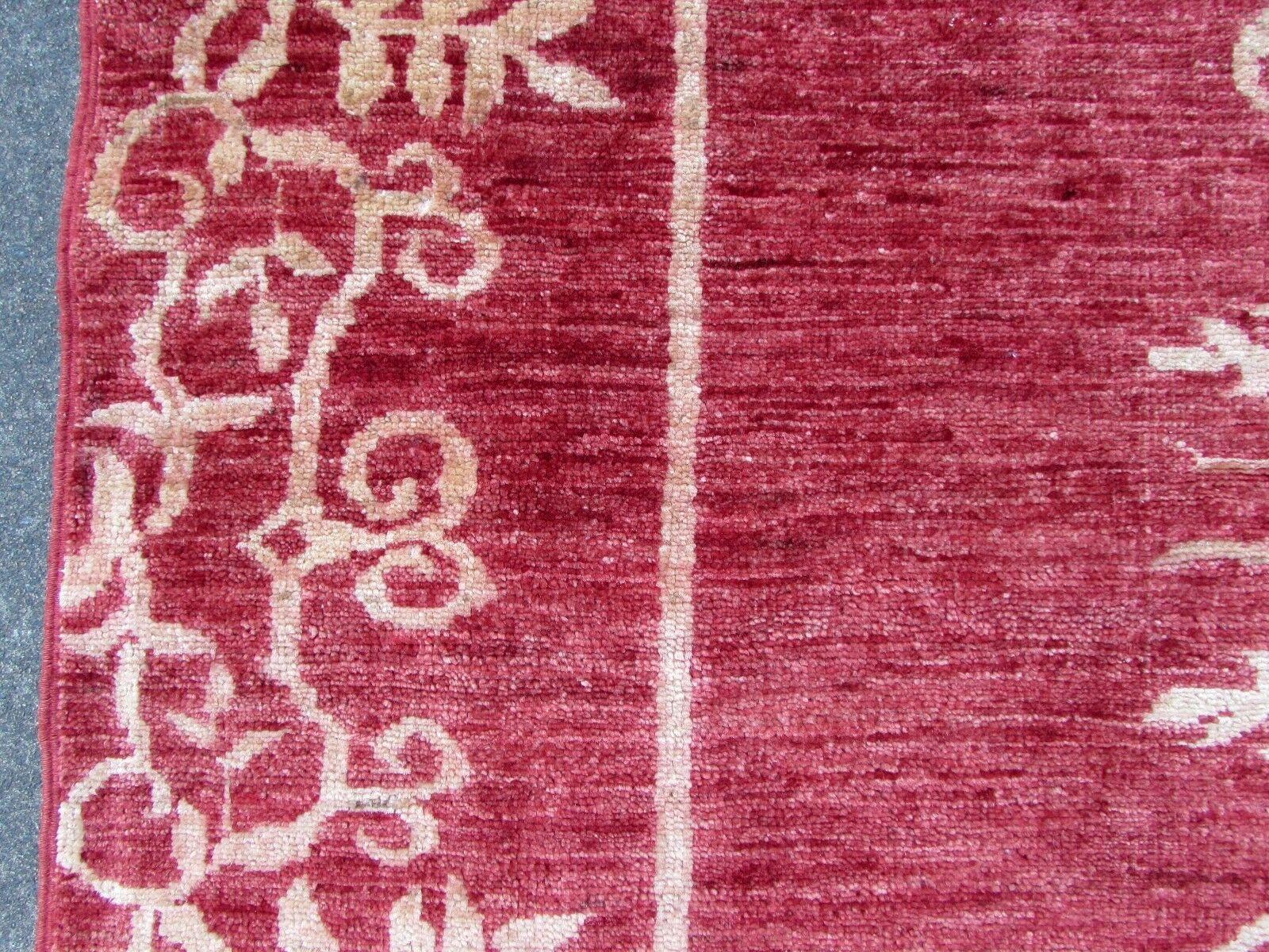 Indian Handmade Vintage Gabbeh Style Rug, 1980s, 1Q0299