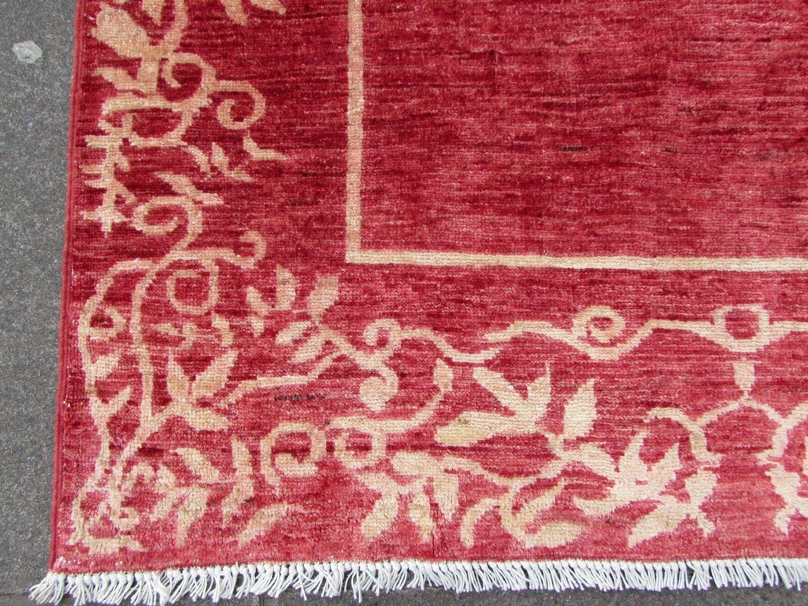 Hand-Knotted Handmade Vintage Gabbeh Style Rug, 1980s, 1Q0299