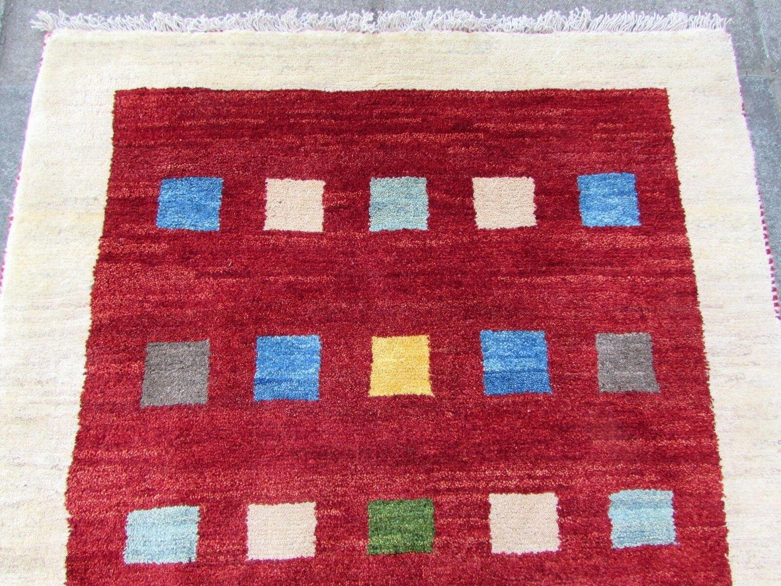 Late 20th Century Handmade Vintage Gabbeh Style Rug, 1980s, 1Q0311