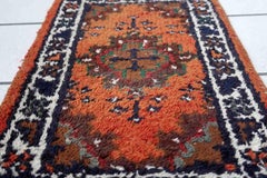 Handmade Vintage Hamadan Style Mat, 1970s, 1c880