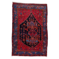 Handmade Vintage Hamadan Style Rug, 1950s, 1C872