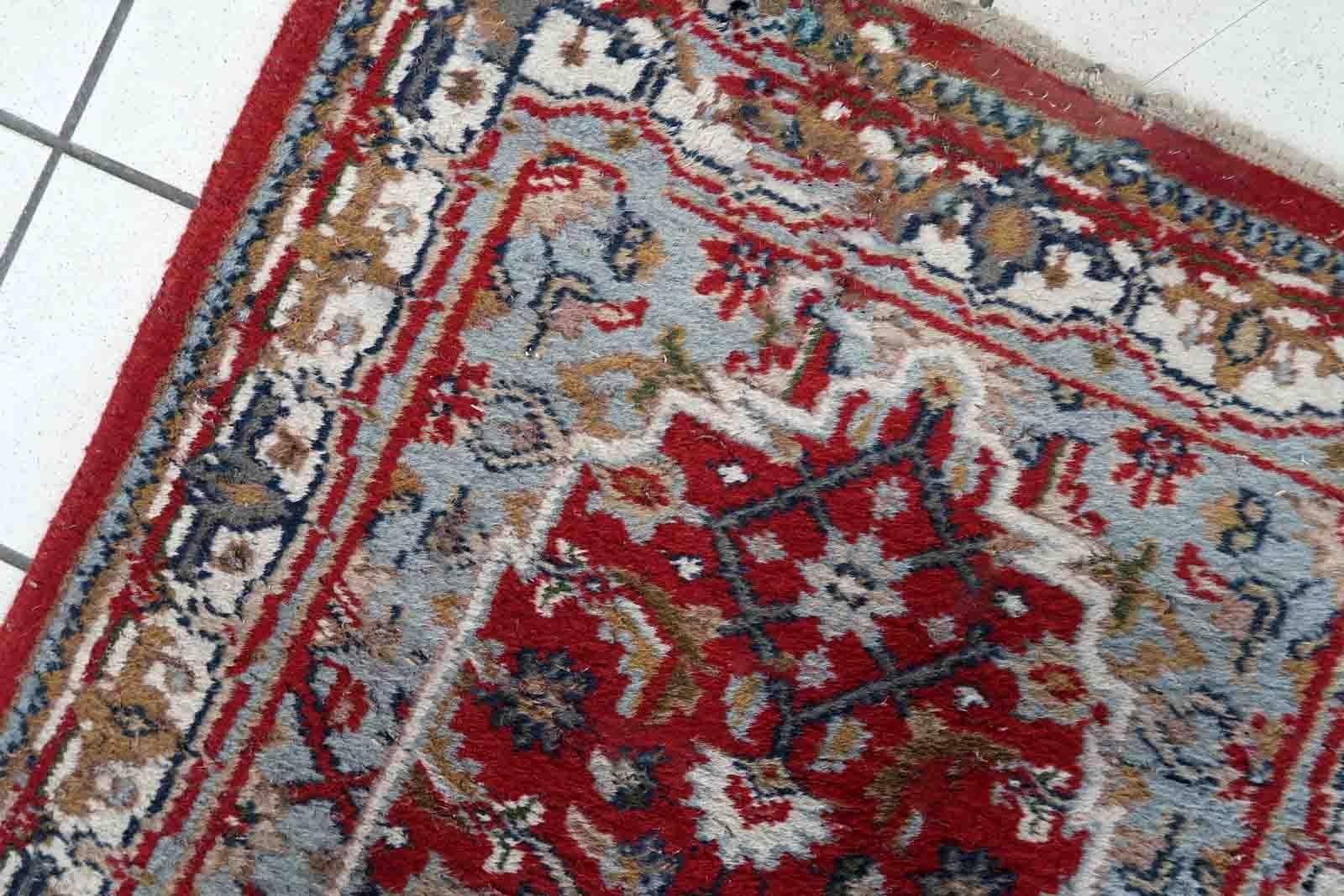 Handgefertigter Vintage-Teppich im Hamadan-Stil, 1970er Jahre, 1C1016 im Angebot 3