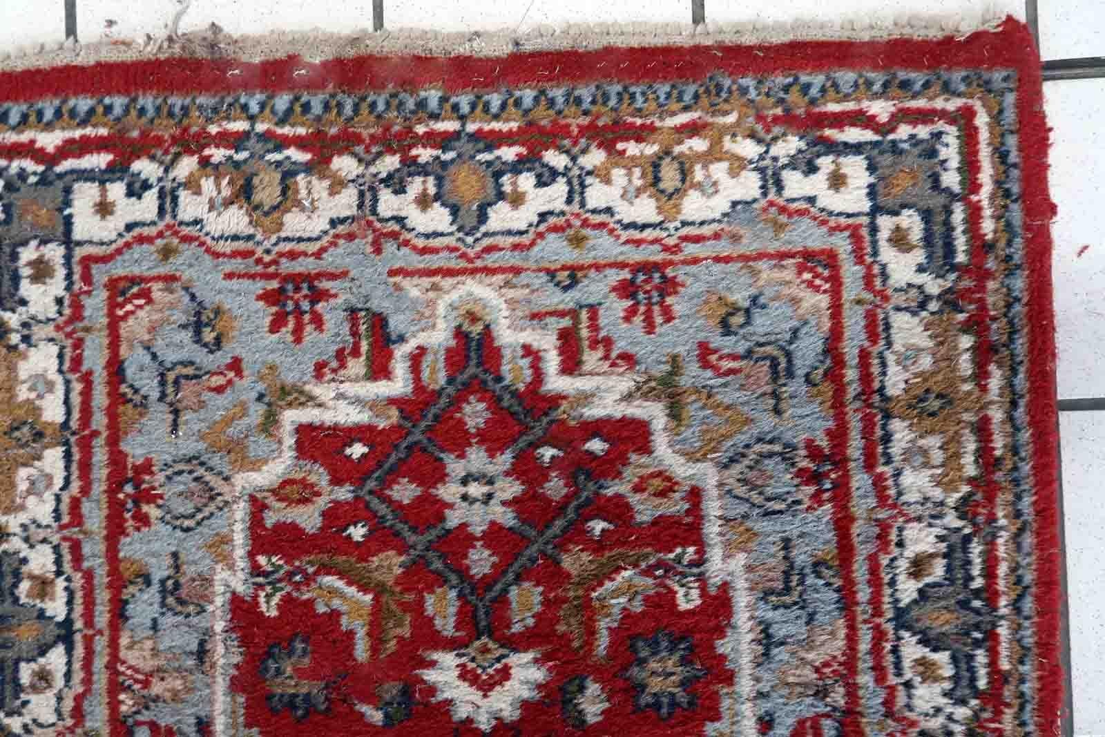 Handgefertigter Vintage-Teppich im Hamadan-Stil, 1970er Jahre, 1C1016 im Angebot 4
