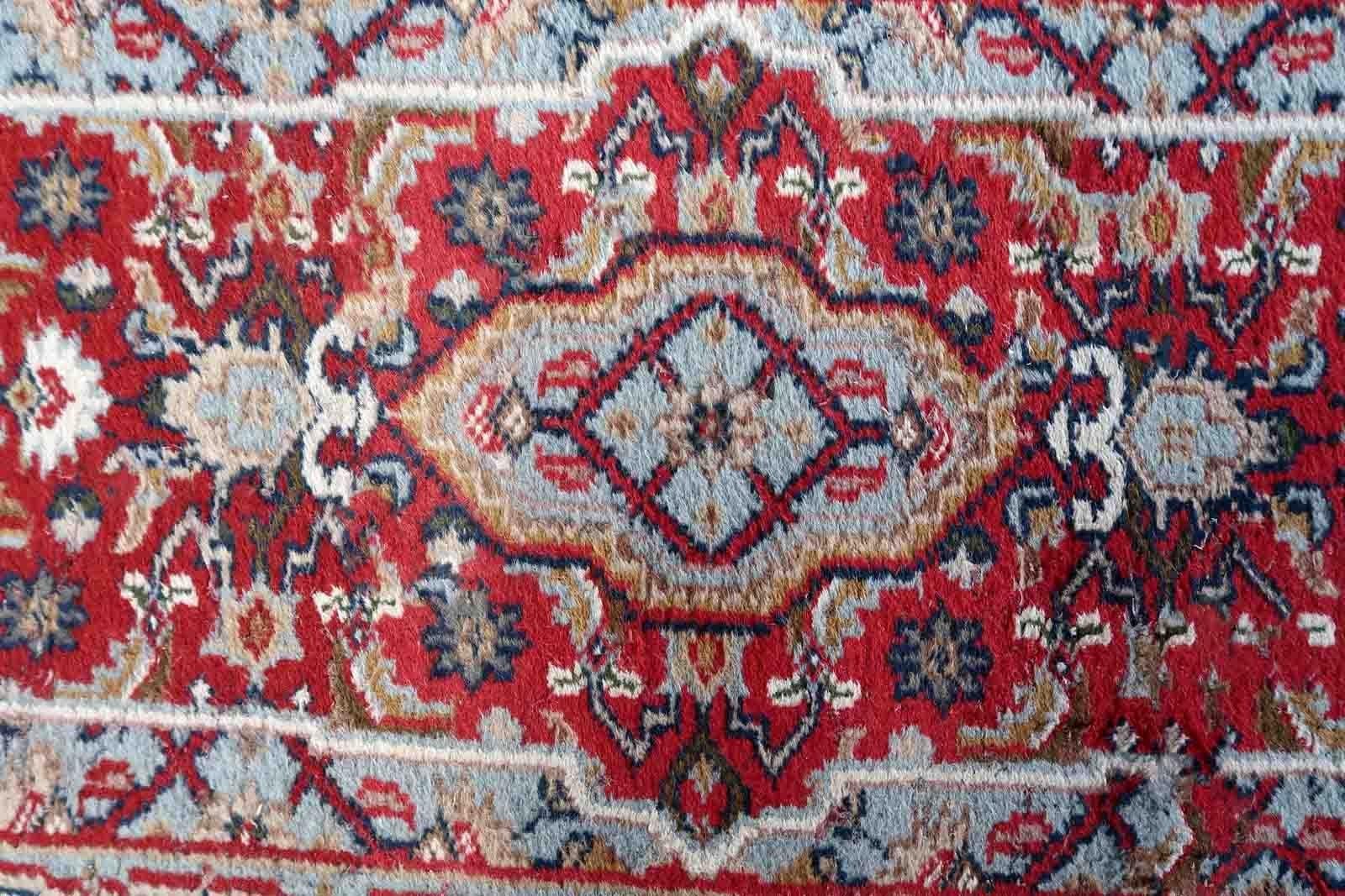 Wool Handmade Vintage Hamadan Style Rug, 1970s, 1C1016 For Sale