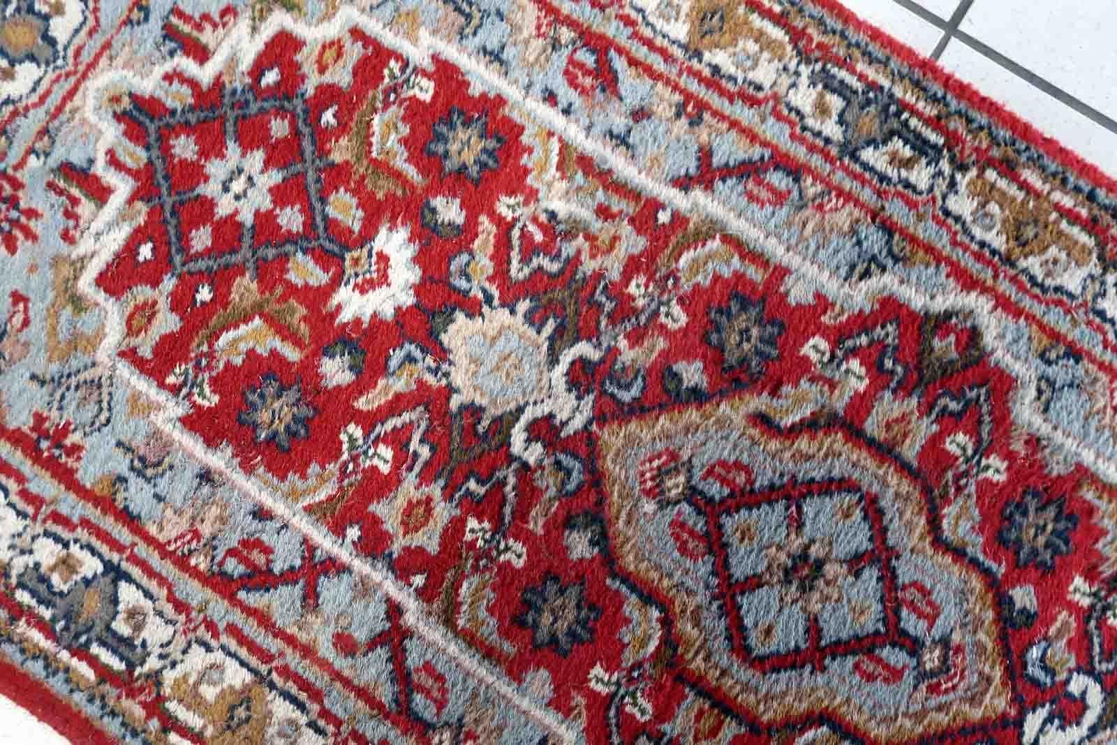 Handmade Vintage Hamadan Style Rug, 1970s, 1C1016 For Sale 1