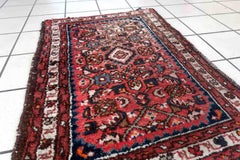 Handmade Vintage Hamadan Style Rug, 1970s, 1C1019