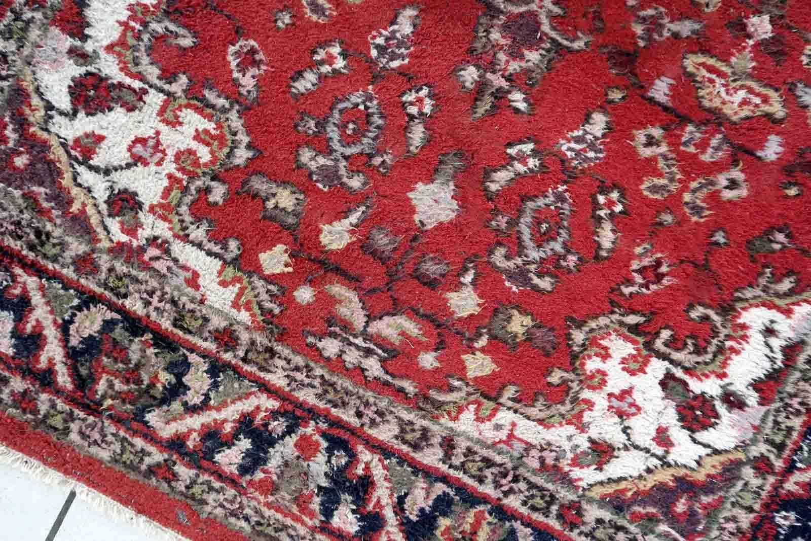 Tappeto vintage fatto a mano in stile Hamadan, anni '70, 1C1026 in vendita 2