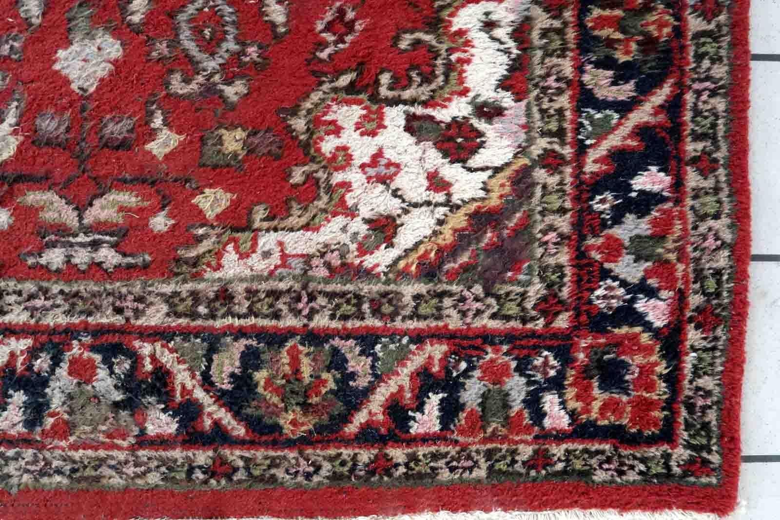 Handgefertigter Vintage-Teppich im Hamadan-Stil, 1970er Jahre, 1C1026 im Angebot 4