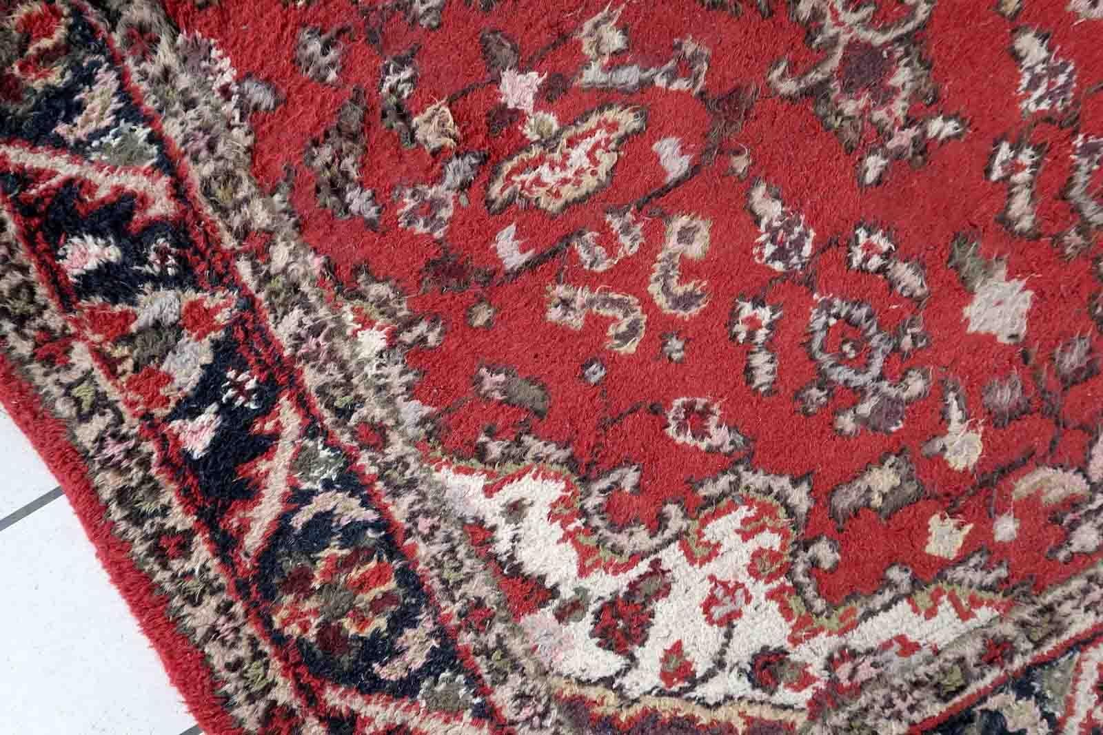 Handgefertigter Vintage-Teppich im Hamadan-Stil, 1970er Jahre, 1C1026 im Angebot 2