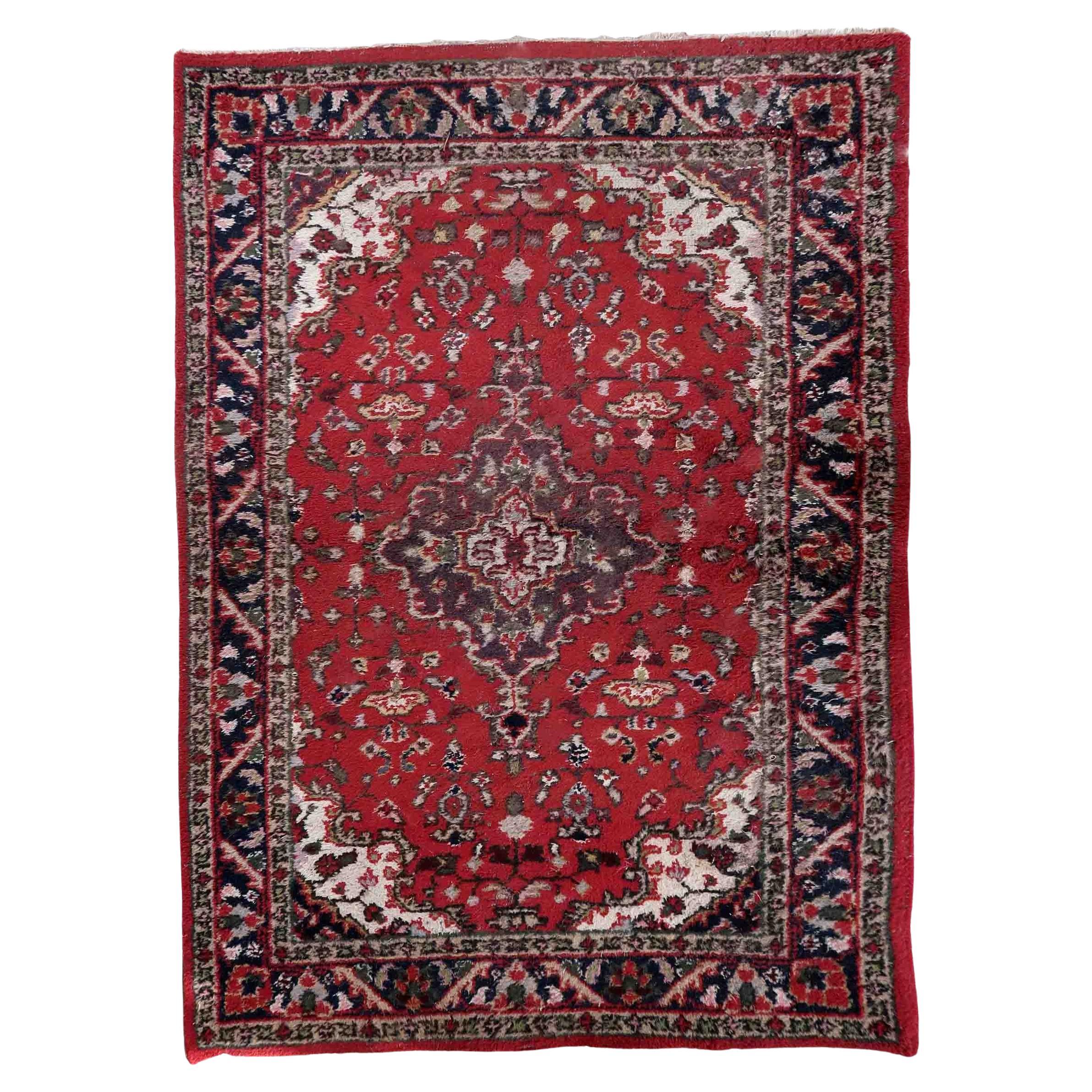 Tappeto vintage fatto a mano in stile Hamadan, anni '70, 1C1026