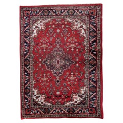 Handmade Vintage Hamadan Style Rug, 1970s, 1C1026