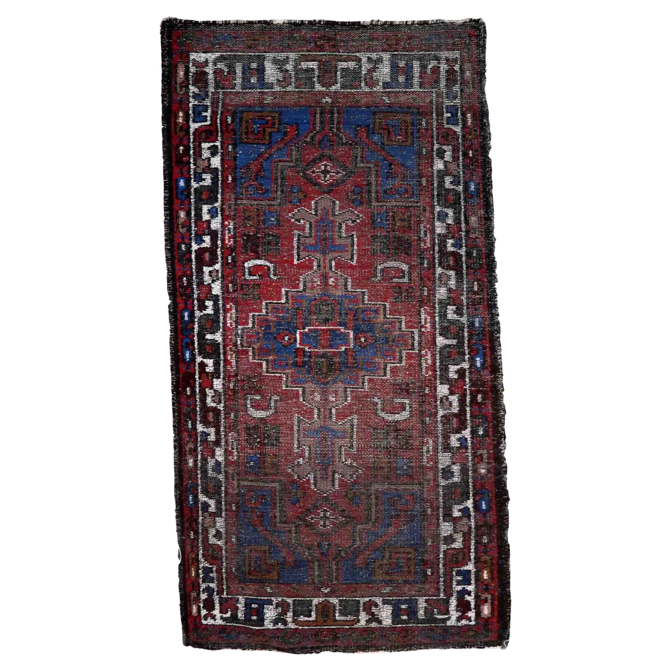 Handmade Vintage Hamadan Style Rug, 1970s, 1C1042 For Sale