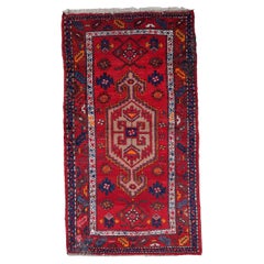 Tapis vintage fait à la main de style Hamadan, années 1970, 1C1053