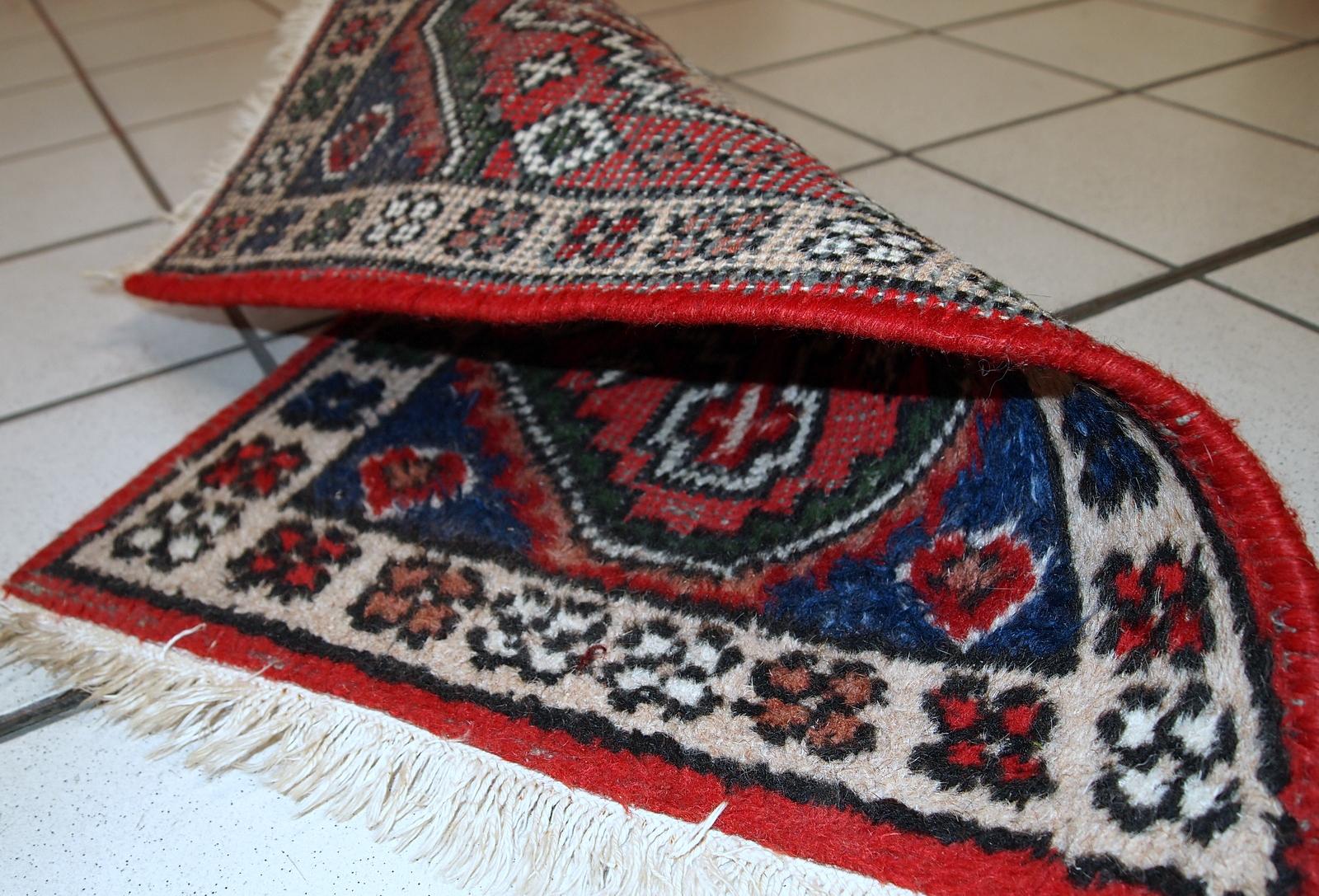 Handgefertigter Vintage-Teppich im Hamadan-Stil, 1970er Jahre, 1C613 im Angebot 1
