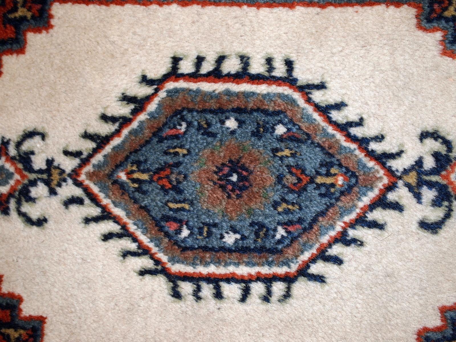 Handmade Vintage Hamadan Style Rug, 1970s, 1C652 For Sale 2