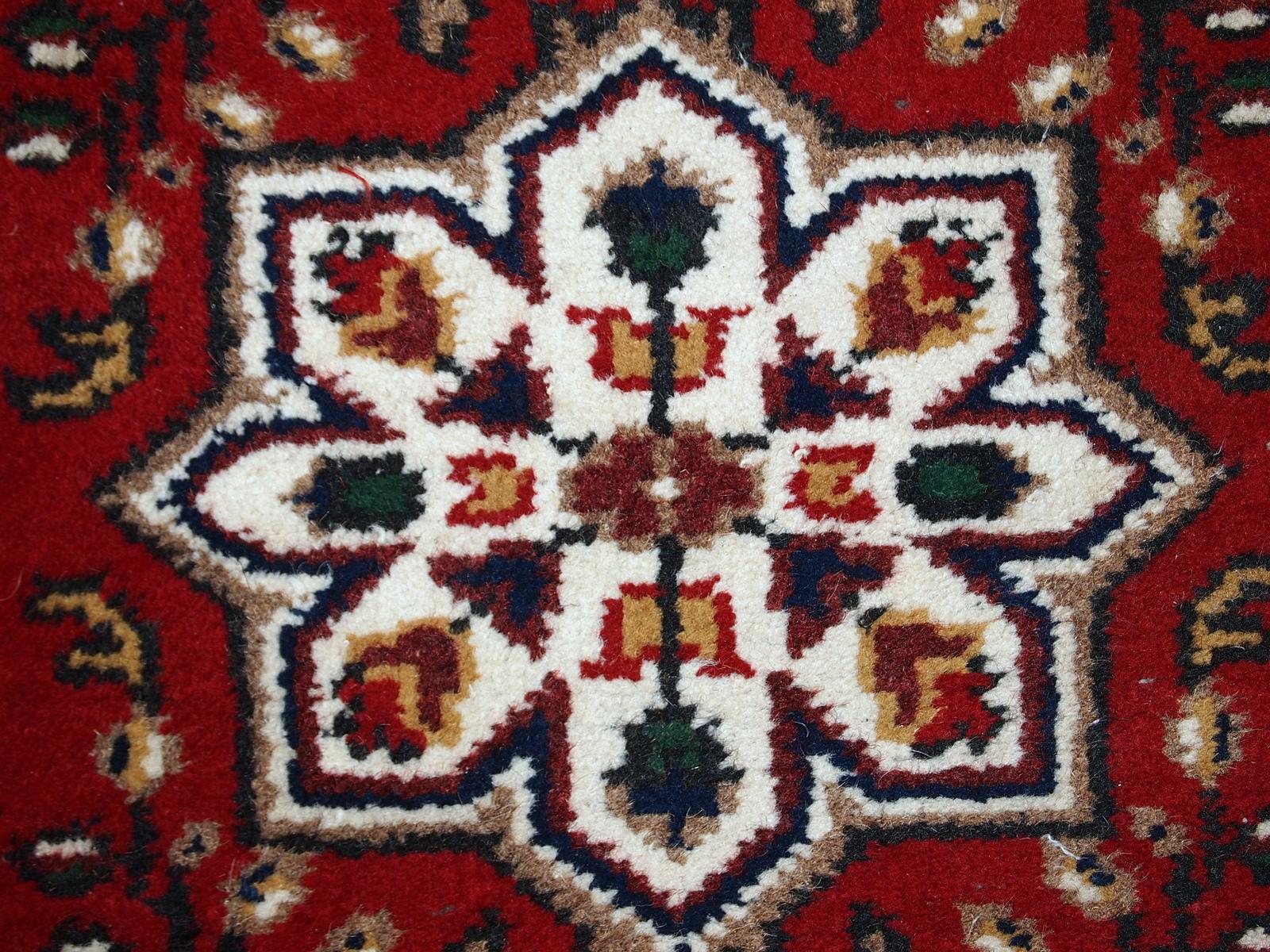 Handmade Vintage Hamadan Style Rug, 1970s, 1C653 1