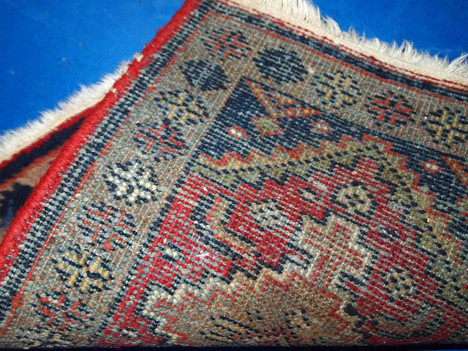 Late 20th Century Handmade Vintage Hamadan Style Rug, 1970s, 1C755 For Sale