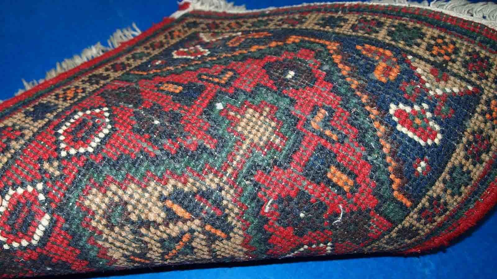 Handgefertigter Vintage-Teppich im Hamadan-Stil, 1970er Jahre, 1C763 im Angebot 2