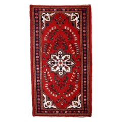 Tappeto vintage fatto a mano in stile Hamadan, anni '70, 1C779