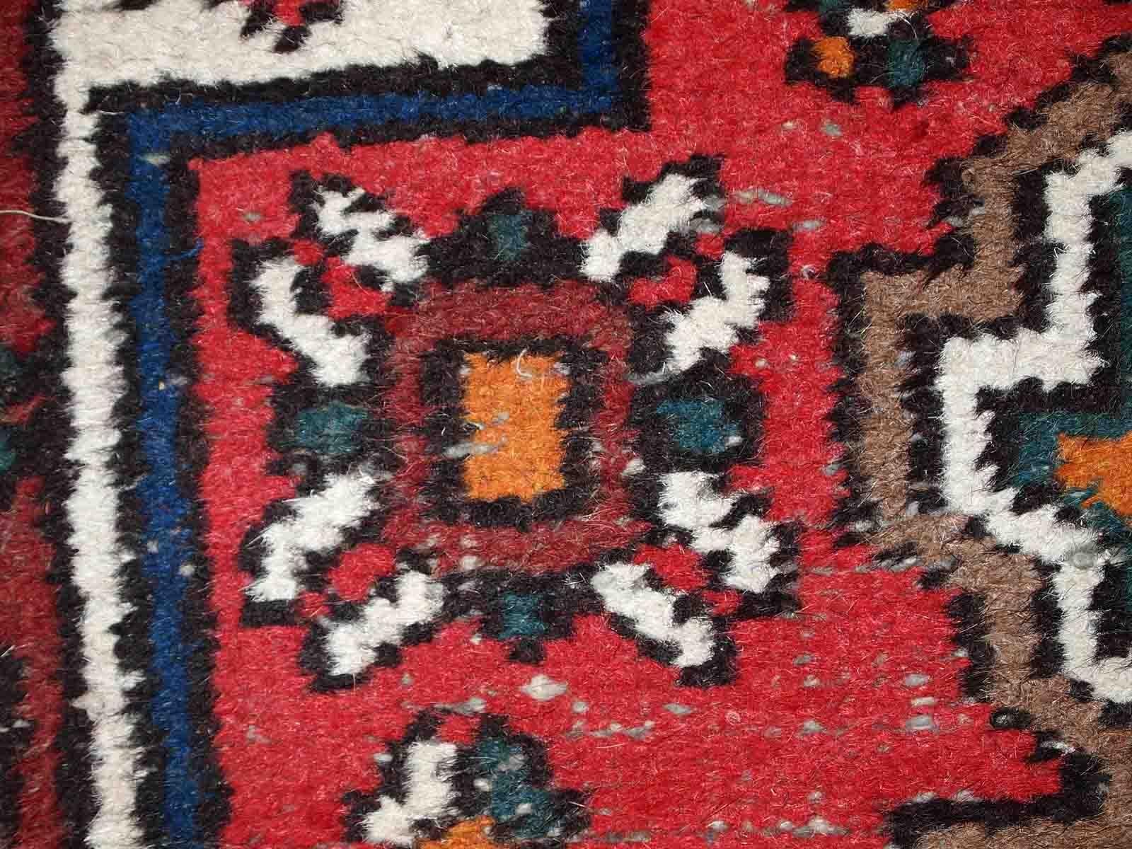 Late 20th Century Handmade Vintage Hamadan Style Rug, 1970s, 1C803 For Sale