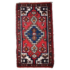 Tapis vintage fait à la main de style Hamadan, années 1970, 1C803