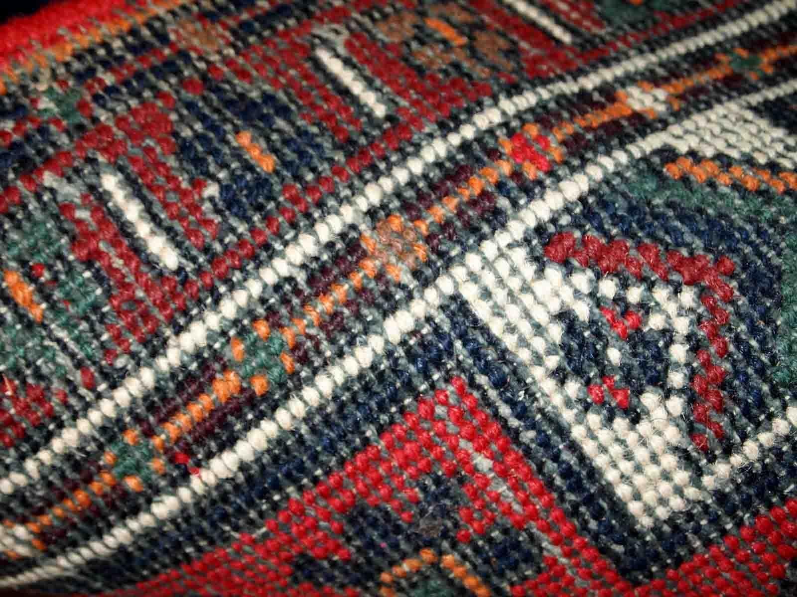Handmade Vintage Hamadan Style Rug, 1970s, 1C812 For Sale 2