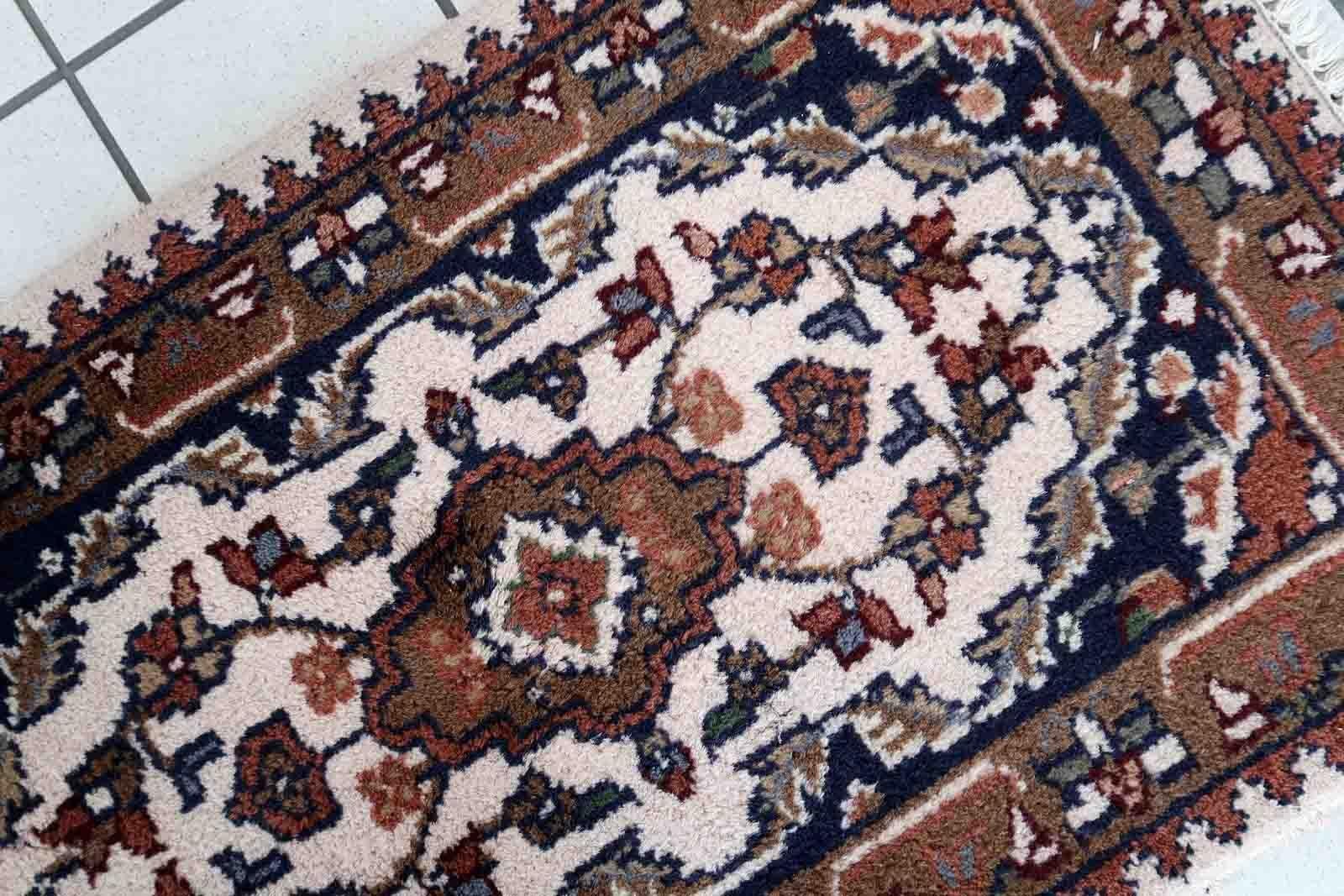 Tappeto vintage fatto a mano in stile Hamadan, anni '70, 1C851 1
