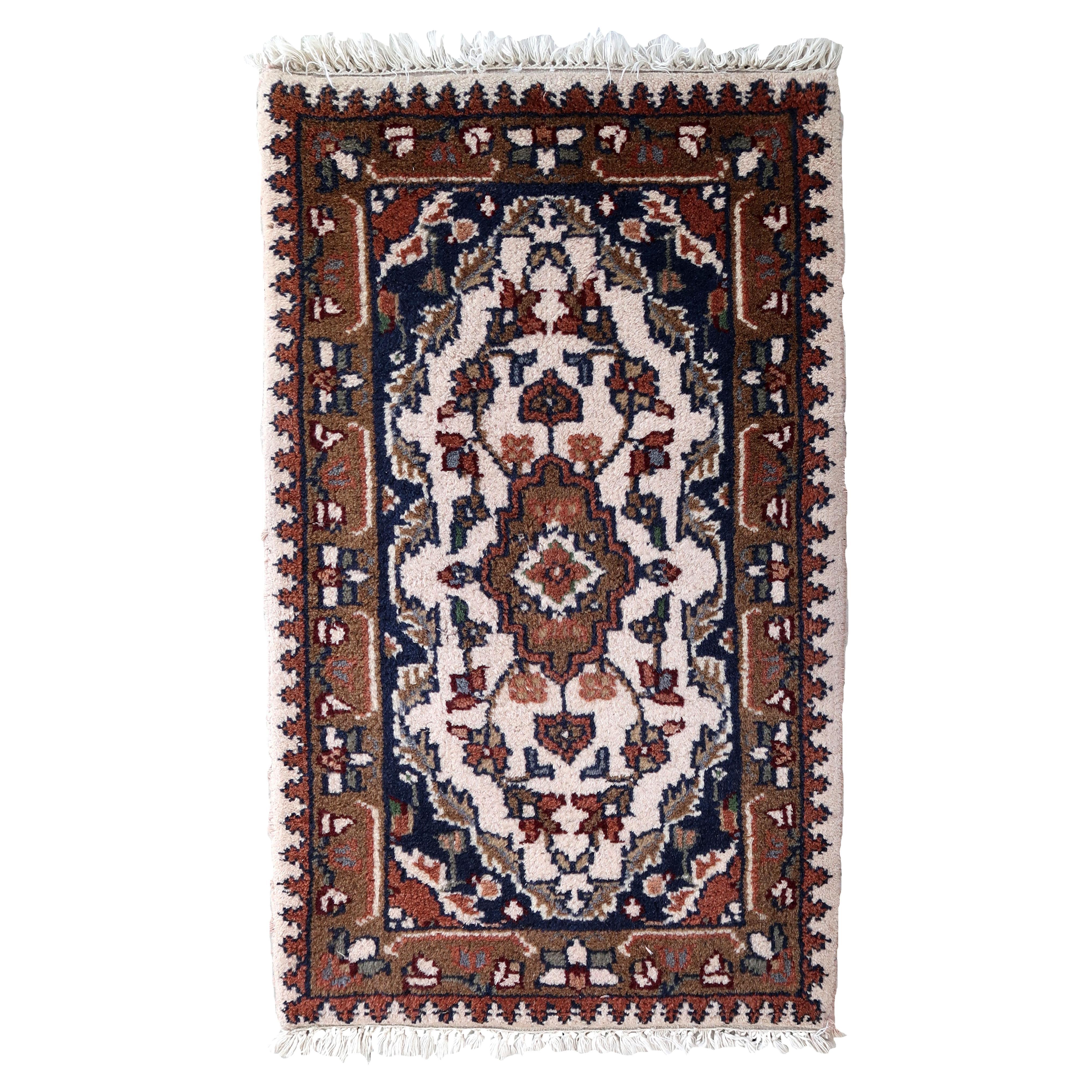 Tappeto vintage fatto a mano in stile Hamadan, anni '70, 1C851
