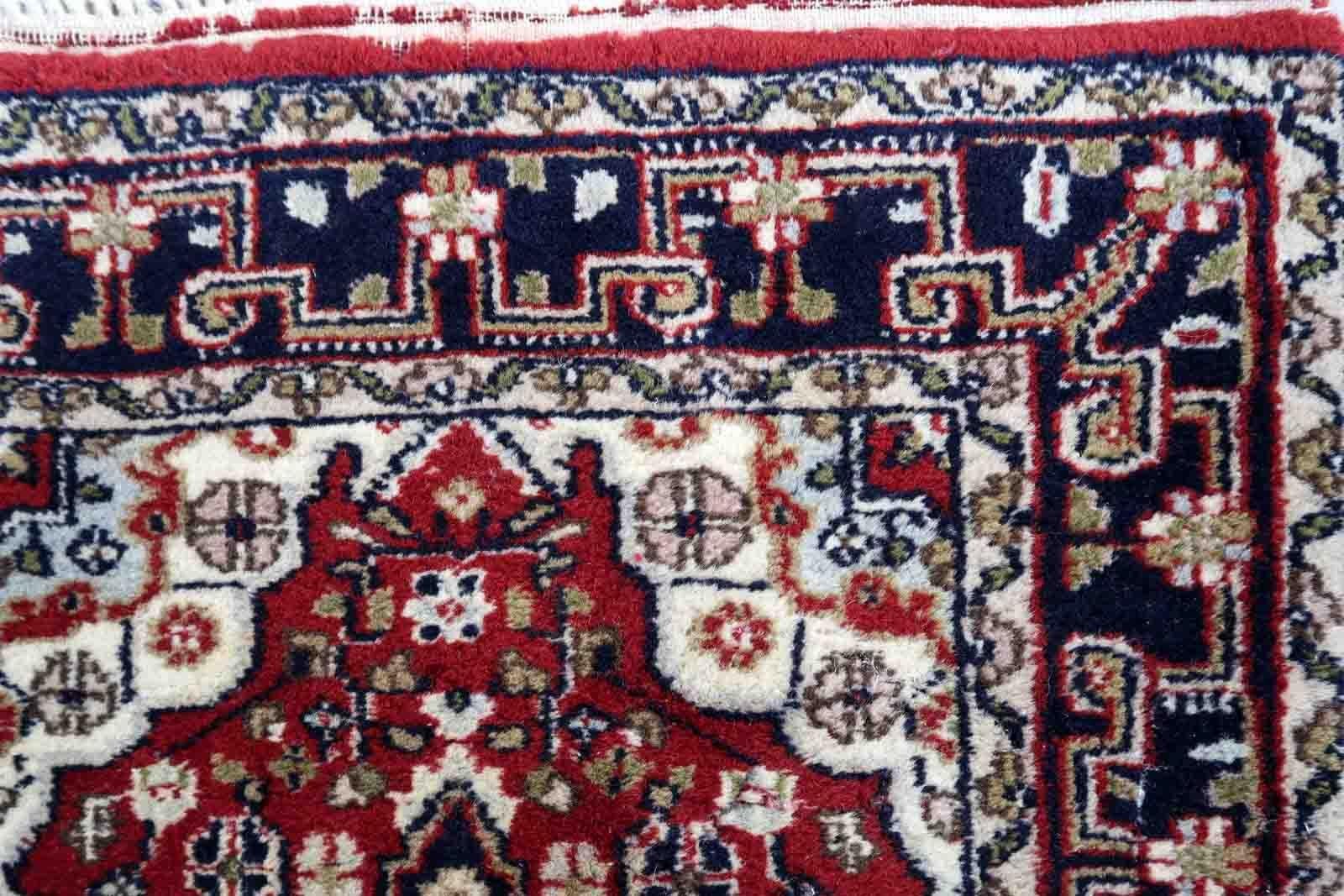 Handgefertigter Vintage-Teppich im Hamadan-Stil, 1970er Jahre, 1C874 im Angebot 2