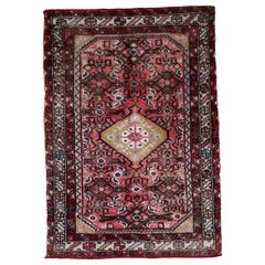Tappeto vintage fatto a mano in stile Hamadan, anni '70, 1C917