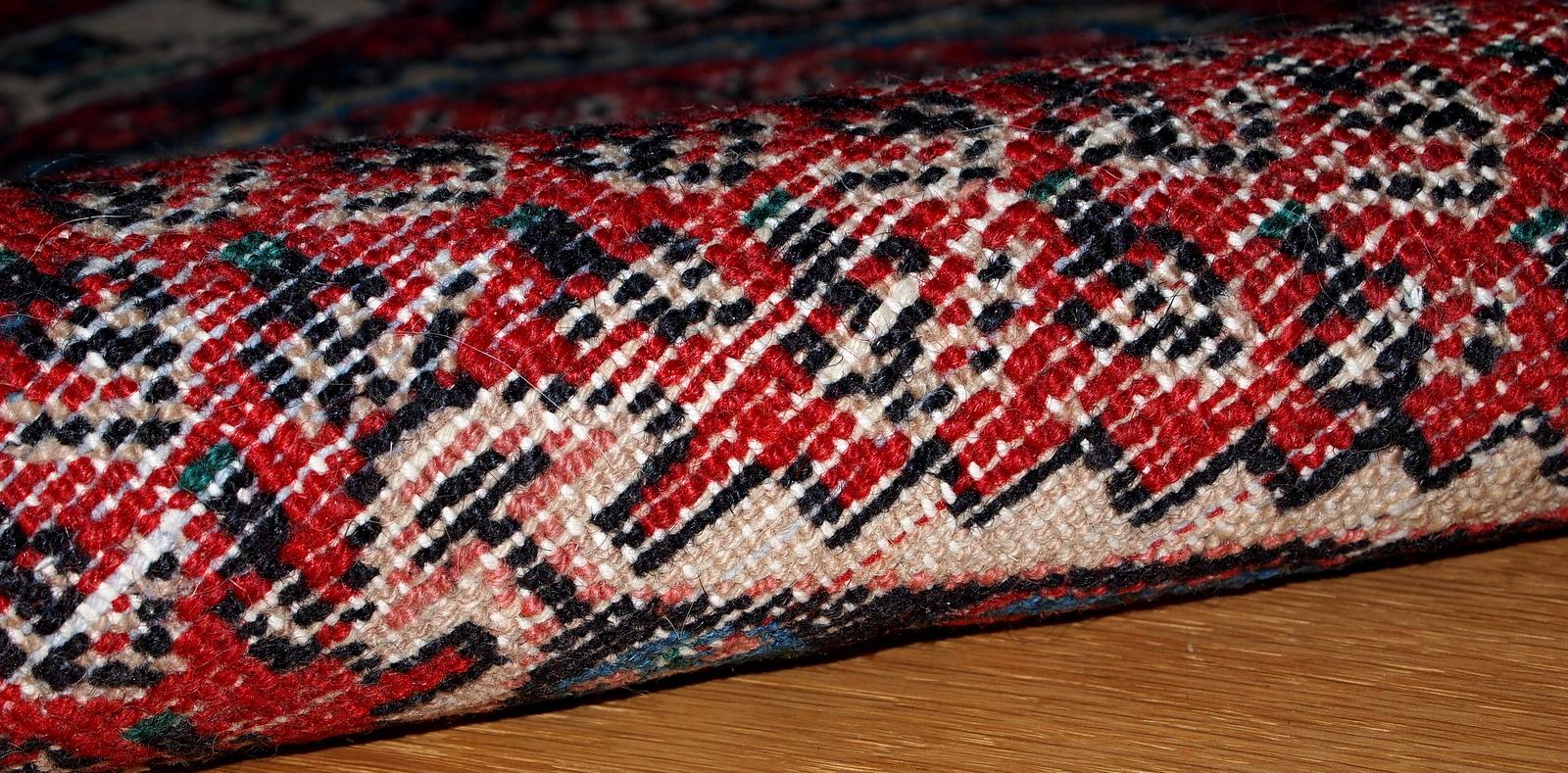 Handmade Vintage Hamadan Style Rug, 1980s, 1C131 In Good Condition In Bordeaux, FR