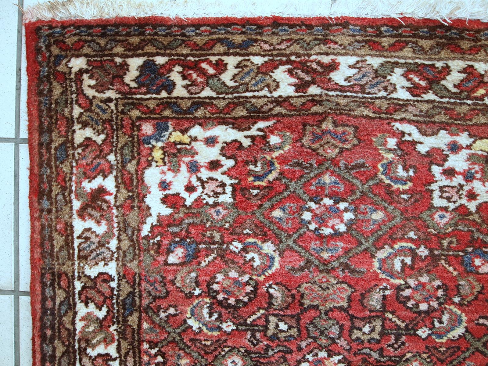 Handgefertigter Vintage-Teppich im Hamadan-Stil, 1970er Jahre, 1C387 im Angebot 5