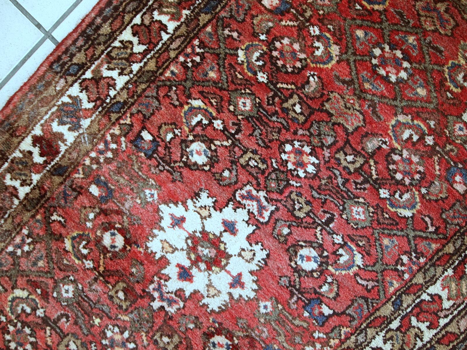 Handgefertigter Vintage-Teppich im Hamadan-Stil, 1970er Jahre, 1C387 im Angebot 2