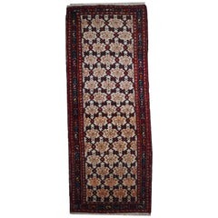 Handgefertigter Vintage-Läufer im Hamadan-Stil, 1960er Jahre, 1C378