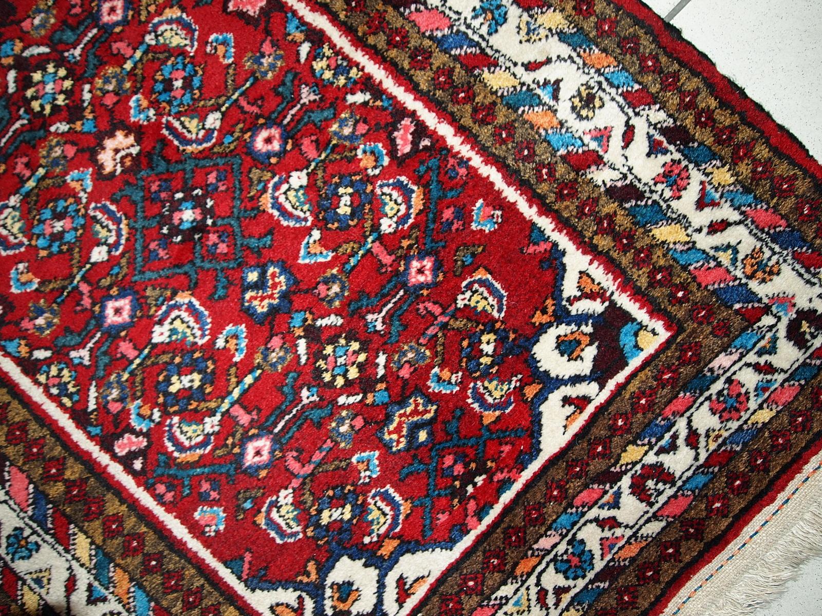 Late 20th Century Handmade Vintage Hamadan Style Runner, 1970s, 1C303