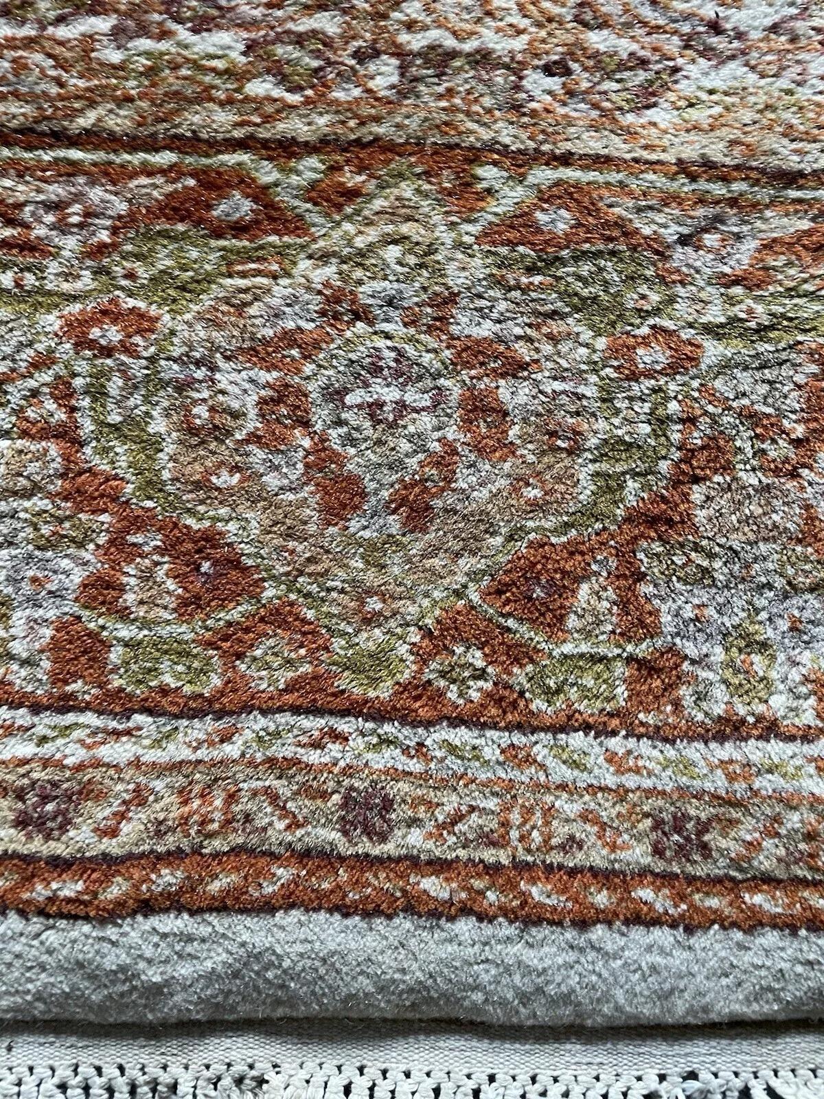 Tapis indien Agra vintage fait à la main, 4' x 6', 1970 - 1N75 en vente 2