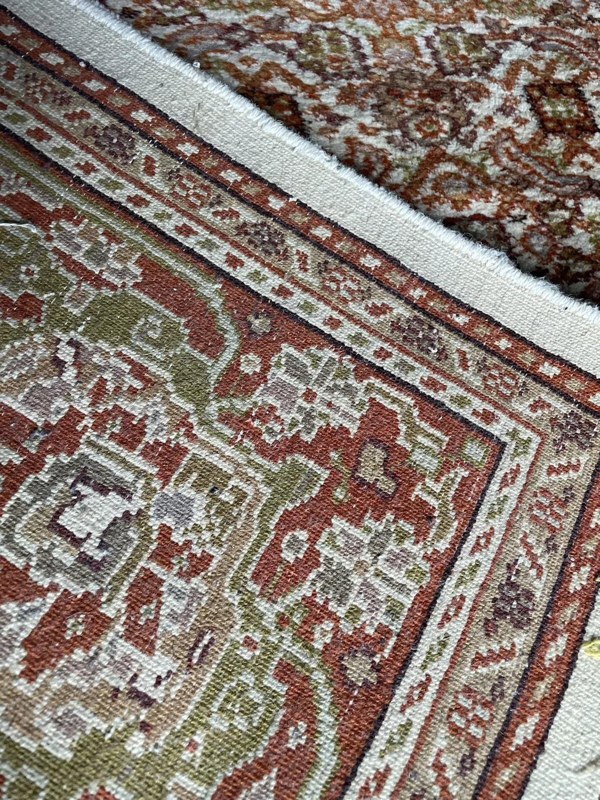 Tapis indien Agra vintage fait à la main, 4' x 6', 1970 - 1N75 en vente 3