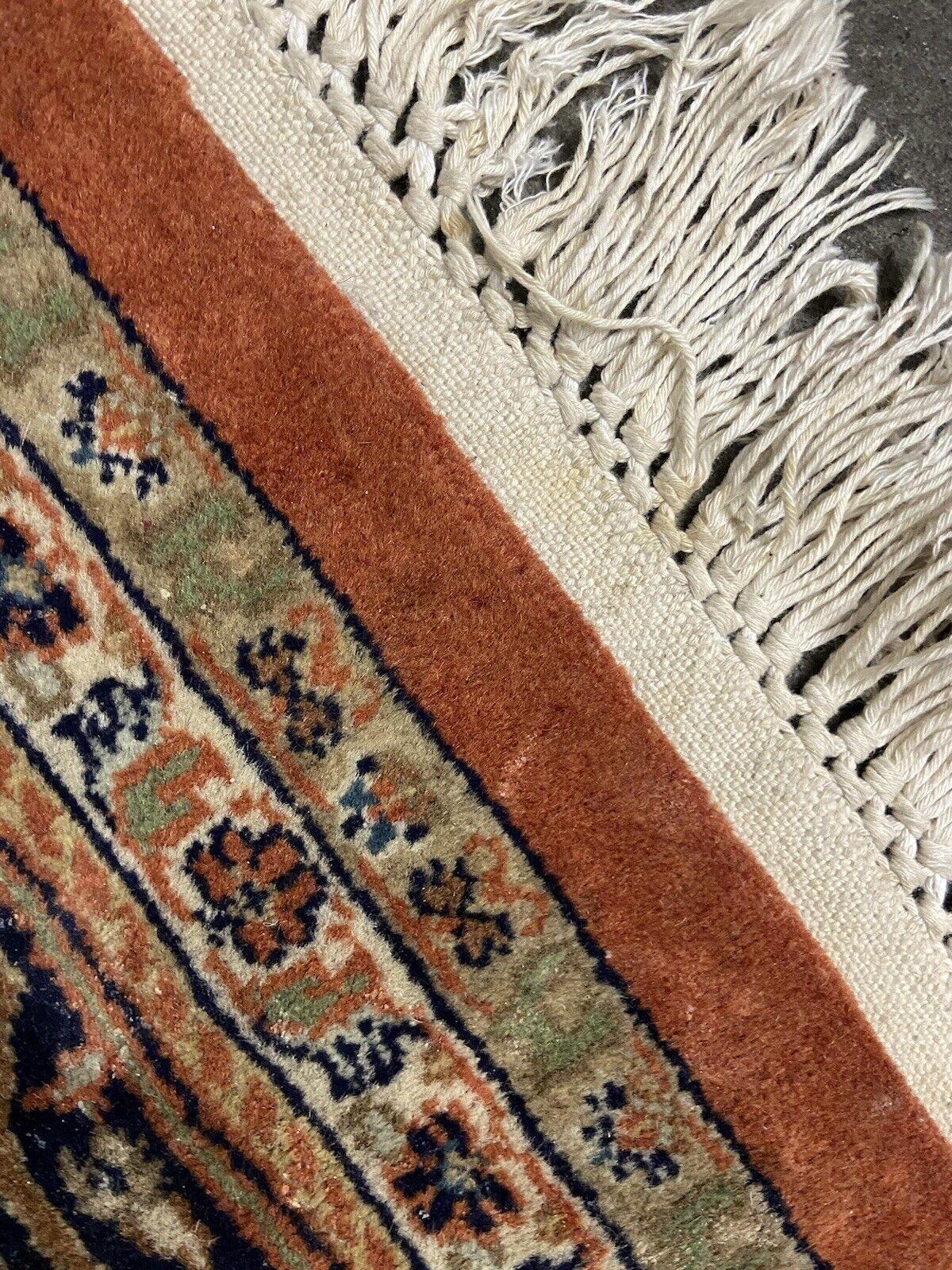Handgefertigter indischer Bidjar-Teppich im Vintage-Stil 5,4' x 8,5', 1960er Jahre - 1S06 (Wolle) im Angebot