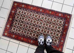 Handmade Vintage Indian Mahal Rug, 1970s, 1C918