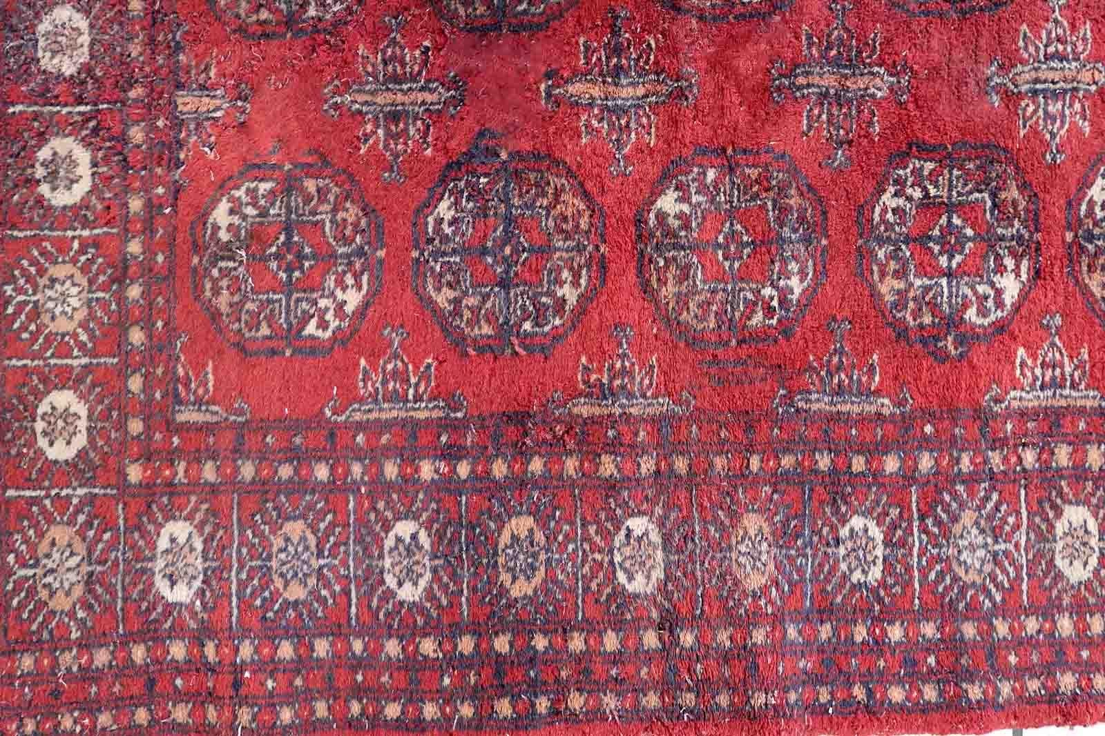 Wool Handmade Vintage Indian Seraband Rug, 1950s, 1C1033 For Sale