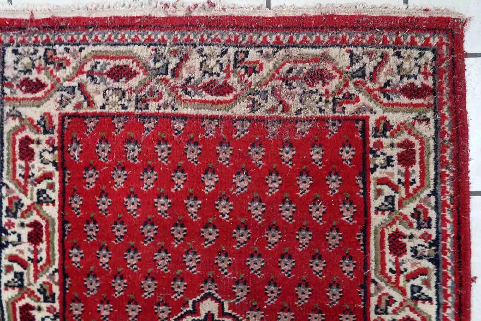 Handgefertigter indischer Seraband-Teppich, 1970er Jahre, 1C1036 im Angebot 5