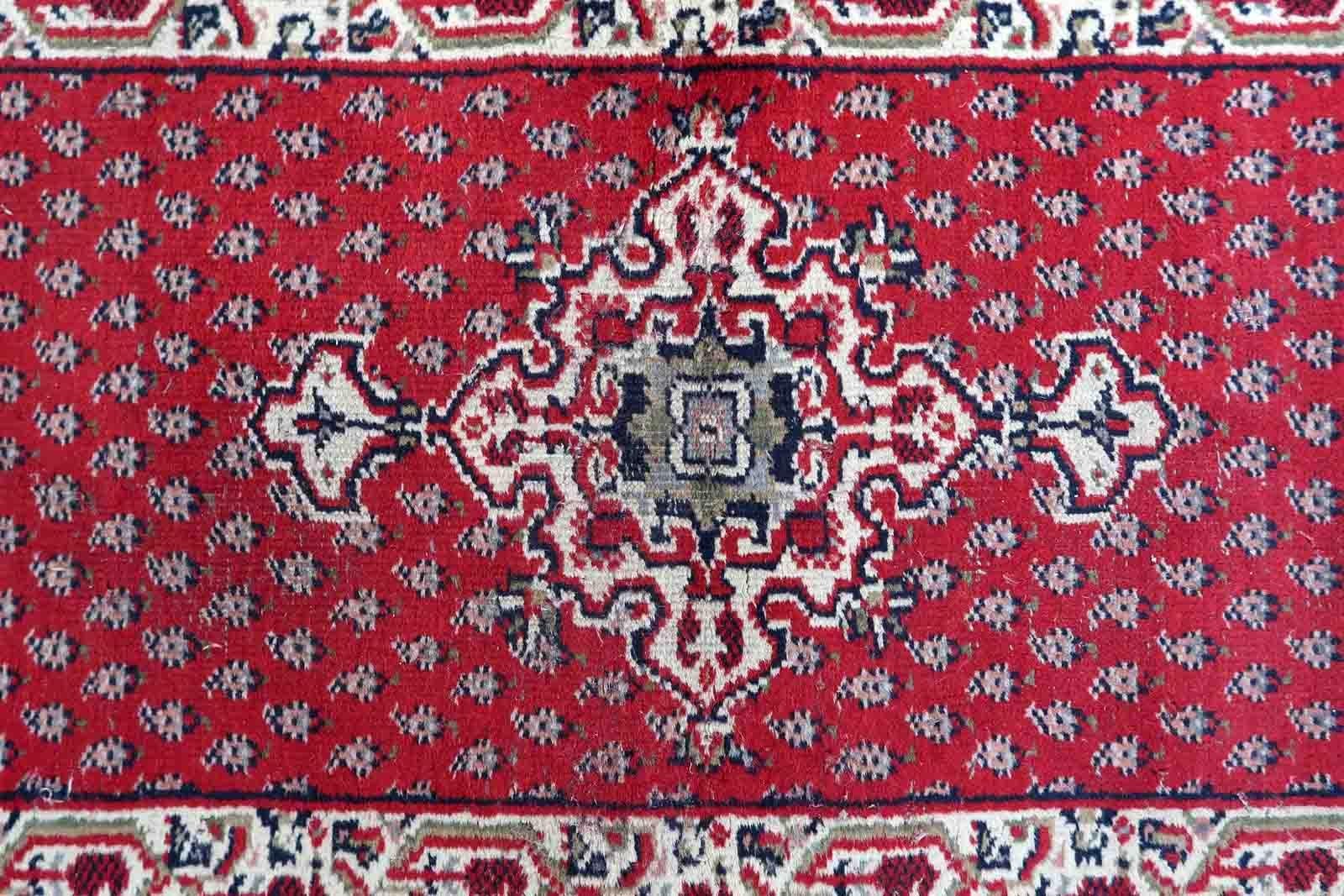 Handgefertigter indischer Seraband-Teppich, 1970er Jahre, 1C1036 im Angebot 2