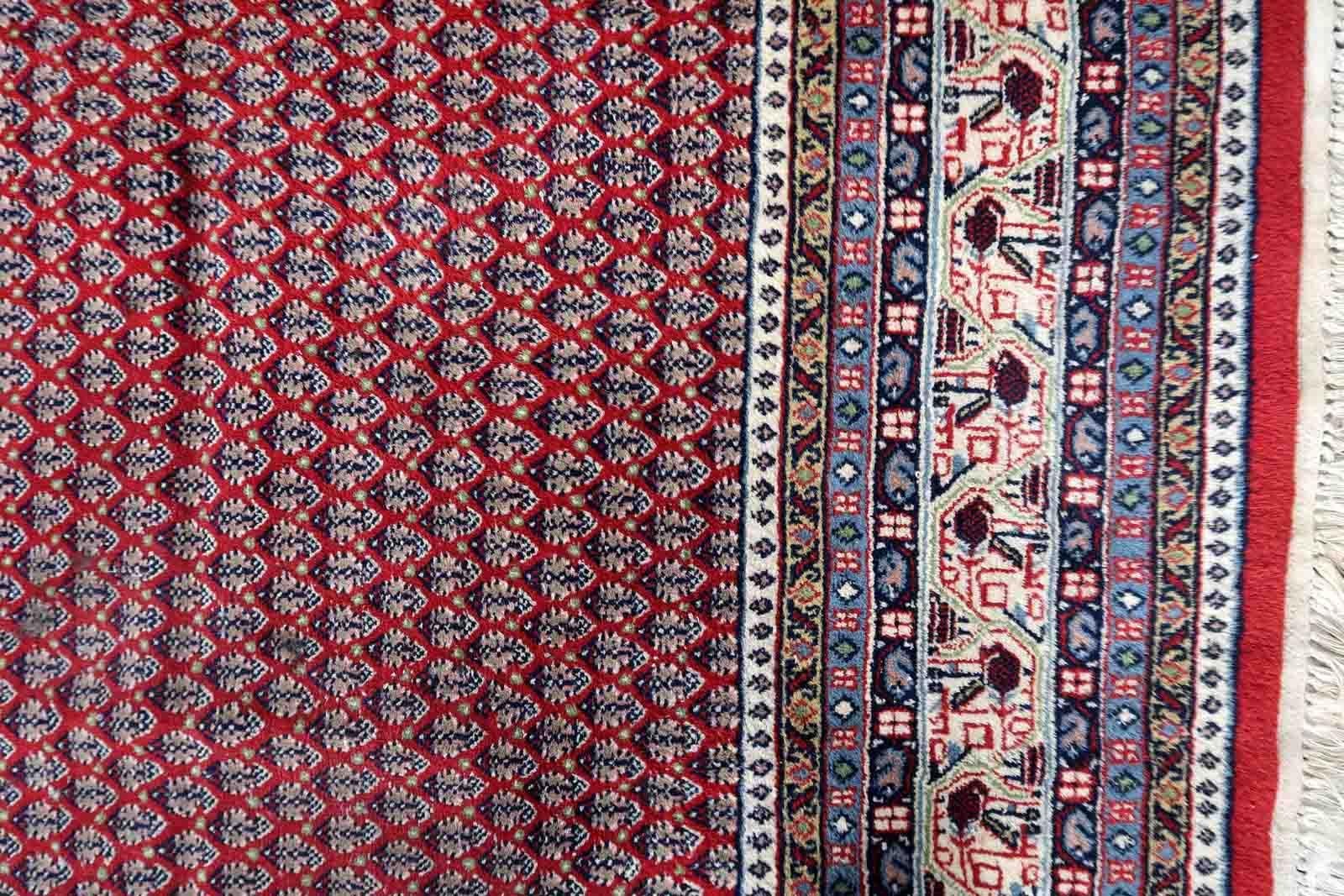 Handgefertigter indischer Seraband-Teppich, 1970er Jahre, 1C1062 im Angebot 3