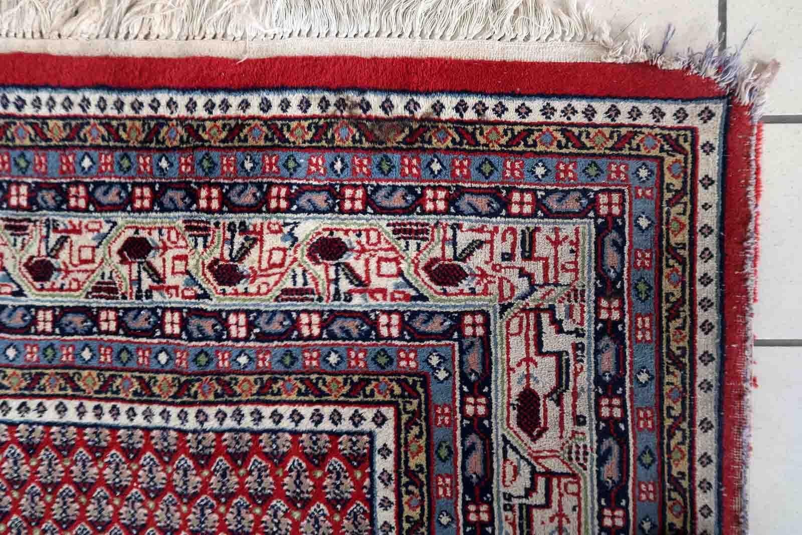 Handgefertigter indischer Seraband-Teppich, 1970er Jahre, 1C1062 im Angebot 4