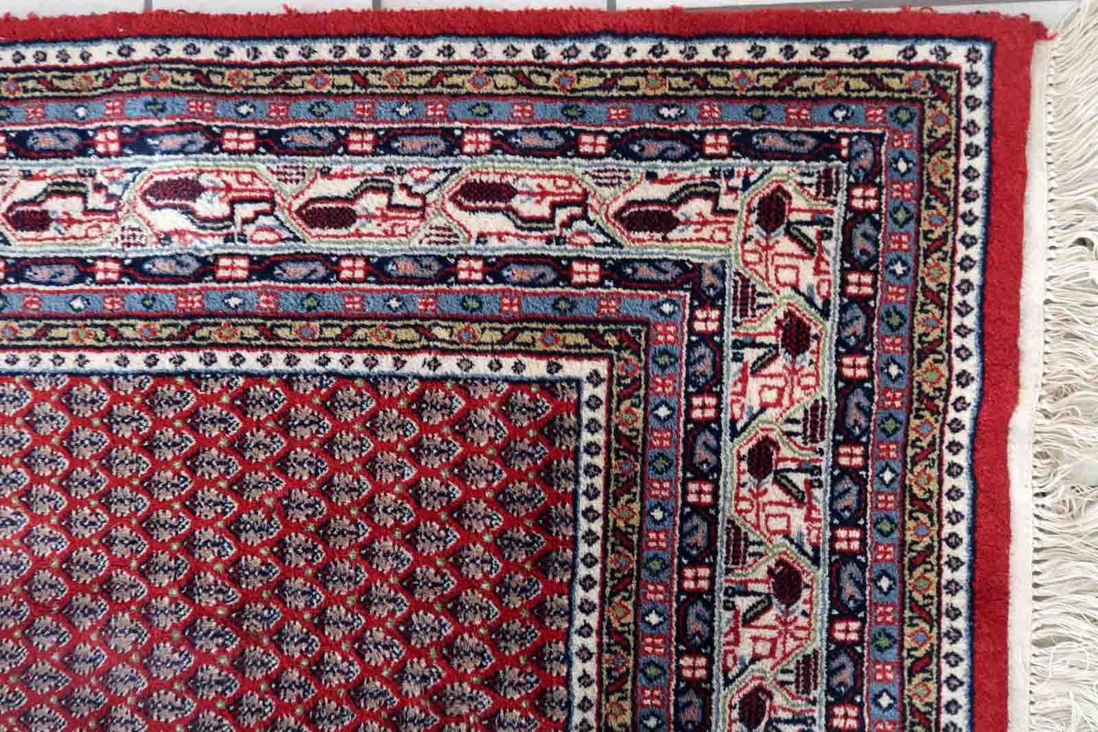 Handgefertigter indischer Seraband-Teppich, 1970er Jahre, 1C1062 im Angebot 1
